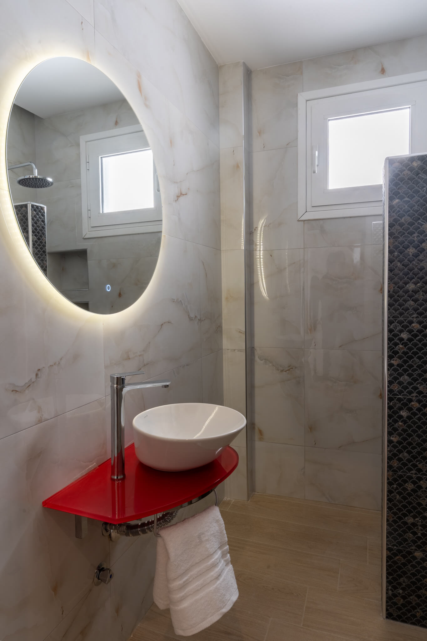 Bathroom Mirror and Sink